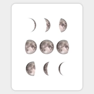 Moon phase poster Sticker